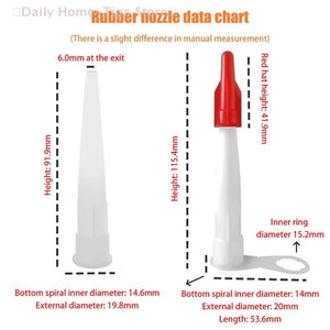 EZ 10 - Pack Spare Silicone Caulking Nozzles - EZ Painting Tools