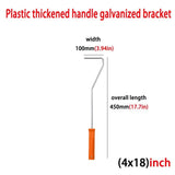 EZ Drum Wire Brush - 2 - inch & 4 - inch Cleaning Brush with Plastic Handle - EZ Painting Tools