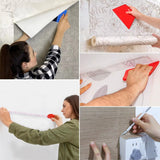 EZ Wallpaper Smoothing Tool Kit - Peel and Stick Application Tools for Backsplash & WallS - EZ Painting Tools