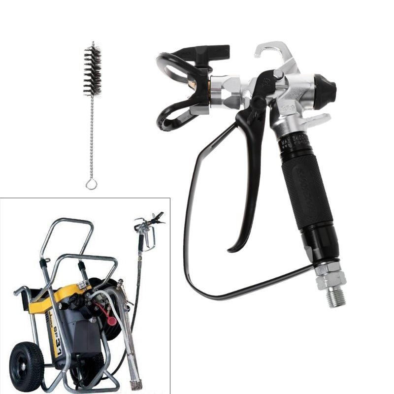 3600PSI Airless Spray Gun + Cleaning Brush + 517 Tip Nozzle Set - EZ Painting Tools