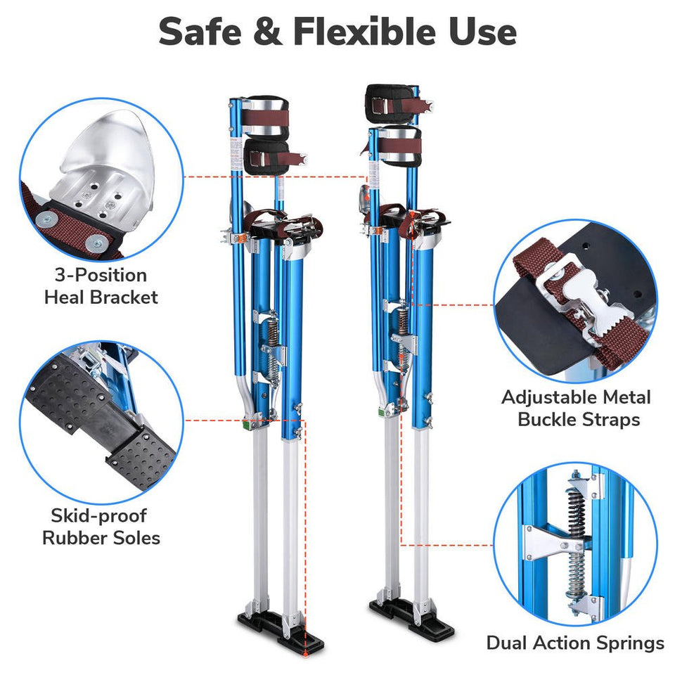 Adjustable Professional Aluminum Stilts - EZ Painting Tools