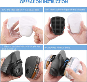 Respirator mask for spray painting - EZ Painting Tools