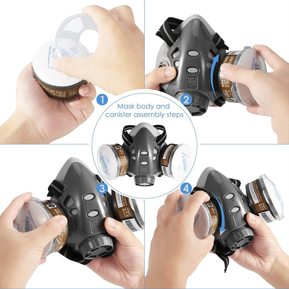 Respirator mask for spray painting - EZ Painting Tools