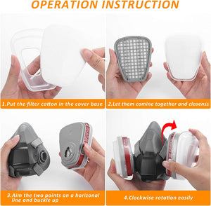 Respirator mask for spray painting - EZ Painting Tools
