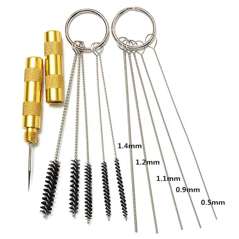 Spray Gun Nozzle Cleaning Repair Cleaner Kit 11pcs/Set - EZ Painting Tools
