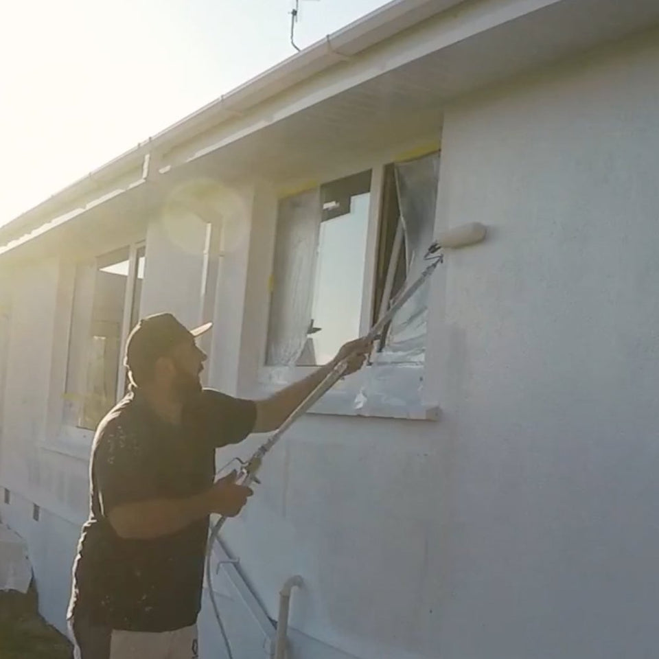 "The painting companion you'll never paint without again, Great timesaver!!" — Charlie L., EZ™️ Airless Paint Roller Customer - EZ Painting Tools