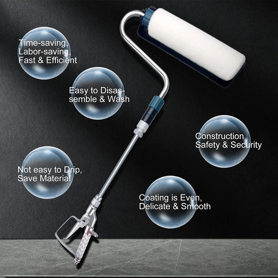 "The painting companion you'll never paint without again, Great timesaver!!" — Charlie L., EZ™️ Airless Paint Roller Customer - EZ Painting Tools